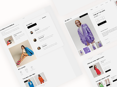 The ATTICO - ecomerce online shop 🦩 design ecommerce fashion app online shop online shopping product product page ui ui design