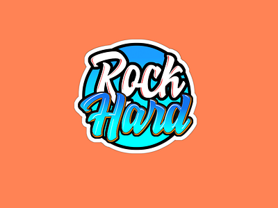Rock Hard sticker