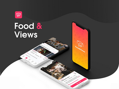 Food & Views book capture design food food and drink food app foodies gallery location network restaurant share shared social table ui