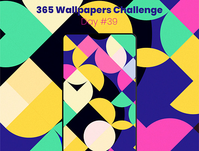 365 Wallpapers Challenge - Day #39 365 365 daily challenge affinity designer affinitydesigner challenge mobile wallpaper wallpaper design wallpapers