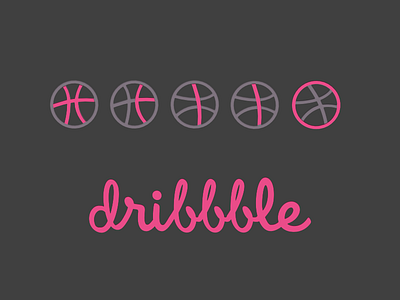 Hello Dribbble debuts dribbble hello logo