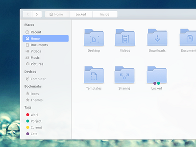 GNOME Files X 1010 apple gnome linux mac osx yosemite