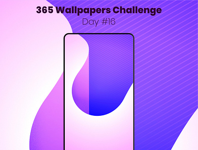 365 Wallpapers Challenge - Day #16 365 365 daily challenge challenge purple vector wallpaper wallpaper design wallpapers