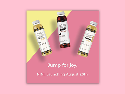 NINI: Jump For Joy advertising graphic design