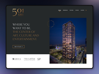 Residences UI real estate ui ui design user interface web design