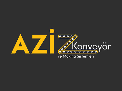 Logo Design for Aziz Conveyor design designer designer logo freelance freelancer illustrator logo machine work