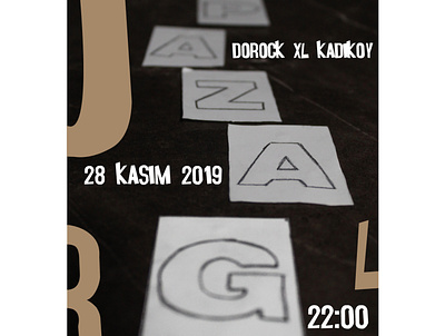 Poster Design for Gazapizm Concert concert concert poster design designer designer portfolio designers freelance freelance design freelancer gazapizm music poster poster design