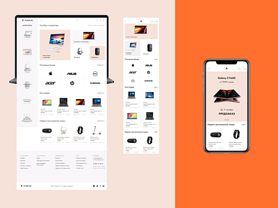 Redesign Pleer.ru Main page app clean design design ecommerce flat minimal ui ux web website