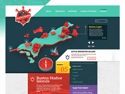 Boston Harbor Islands boston harbor islands ui ux