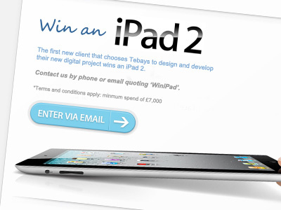iPad competition icon newsletter photoshop