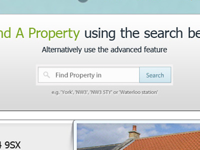Search For A Property concept find photoshop
