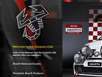 Scorpion logo menu picture website