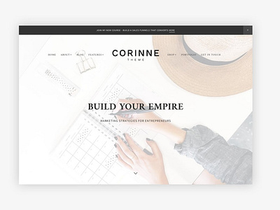 Corinne - A Theme for entrepreneurs