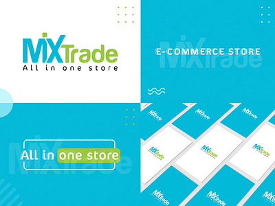 E-commerce Store brading brand identity e commerce shop illustator logo design socialmedia
