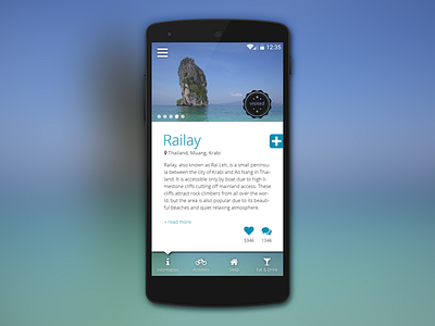 Travel App android app guide interface travel travel app ui