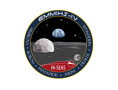 EMMIHS-IV analog analogue astronaut astronauts design logo mission missions patch space space patch