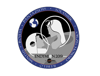 Endymion analog analogue astronaut astronauts design endymion logo mission missions patch space space patch
