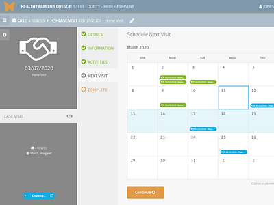 Clara Home Visit Charting Workflow