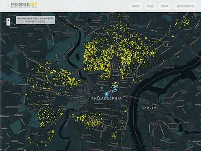 Possible City data visualization dataviz design logo mapping web