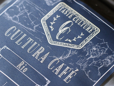 Cultura Label branding coffee cultura graphic design illustration label logo toronto typeface typography