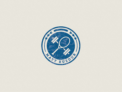 Coach Logo badge brand club coach conditioning fitness flat graphic design logo sport tennis toronto