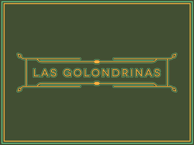Banner - Las Golondrinas banner branding graphic design layout leaf poster toronto typography