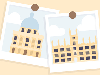 Oxford architecture bodleian england graphic design illustration oxford radcliffe camera uk