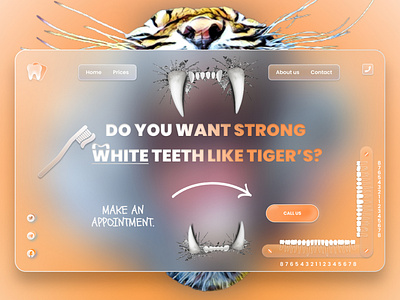 Web Concept With Dentistry (home page)