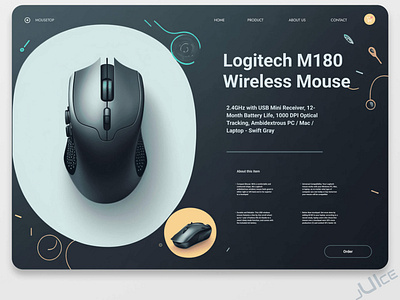 Website for sale of computer mice computer concept design figma illustration interface mice ui uidesign ux