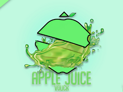 Apple juice juice logo design