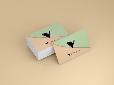 Vonda branding card design