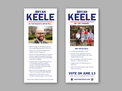 Bryan Keele Palm Card card palm card politics print vote