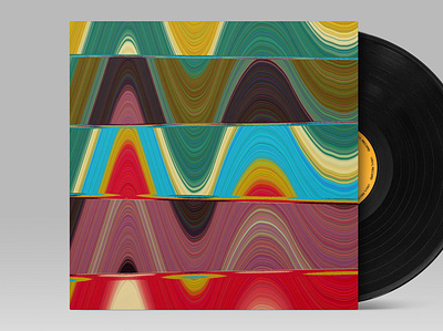 Vinyl Cover graphicart mockup mockups photoshop psychedelicart retro vintage vinyl cover vinyldesign