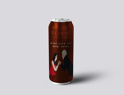 Canned Wine Design can candesign illustration packaging packaging mockup packagingdesin wine wine label