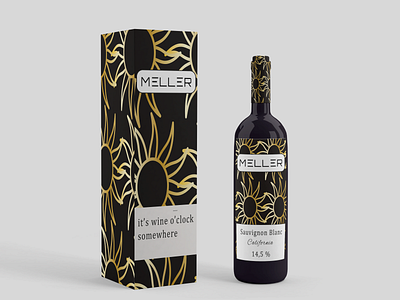 Wine Packaging Meller branding illustration logo mockup packaging packaging mockup pattern ui vector wine