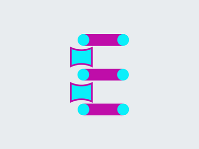 Letter E Exploration by Qandeel Attari on Dribbble