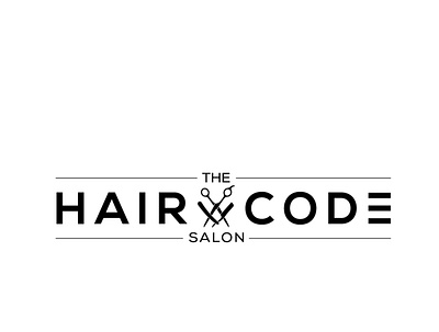 Haircode Salon Primary Logo logo