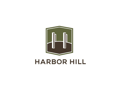 Harbor Hill Fruit Farms Logo branding design graphic design logo vector