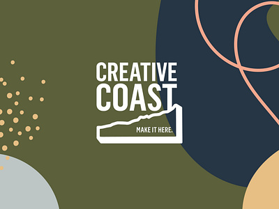 Michigan's Creative Coast Logo branding graphic design logo design michigan traverse city vector