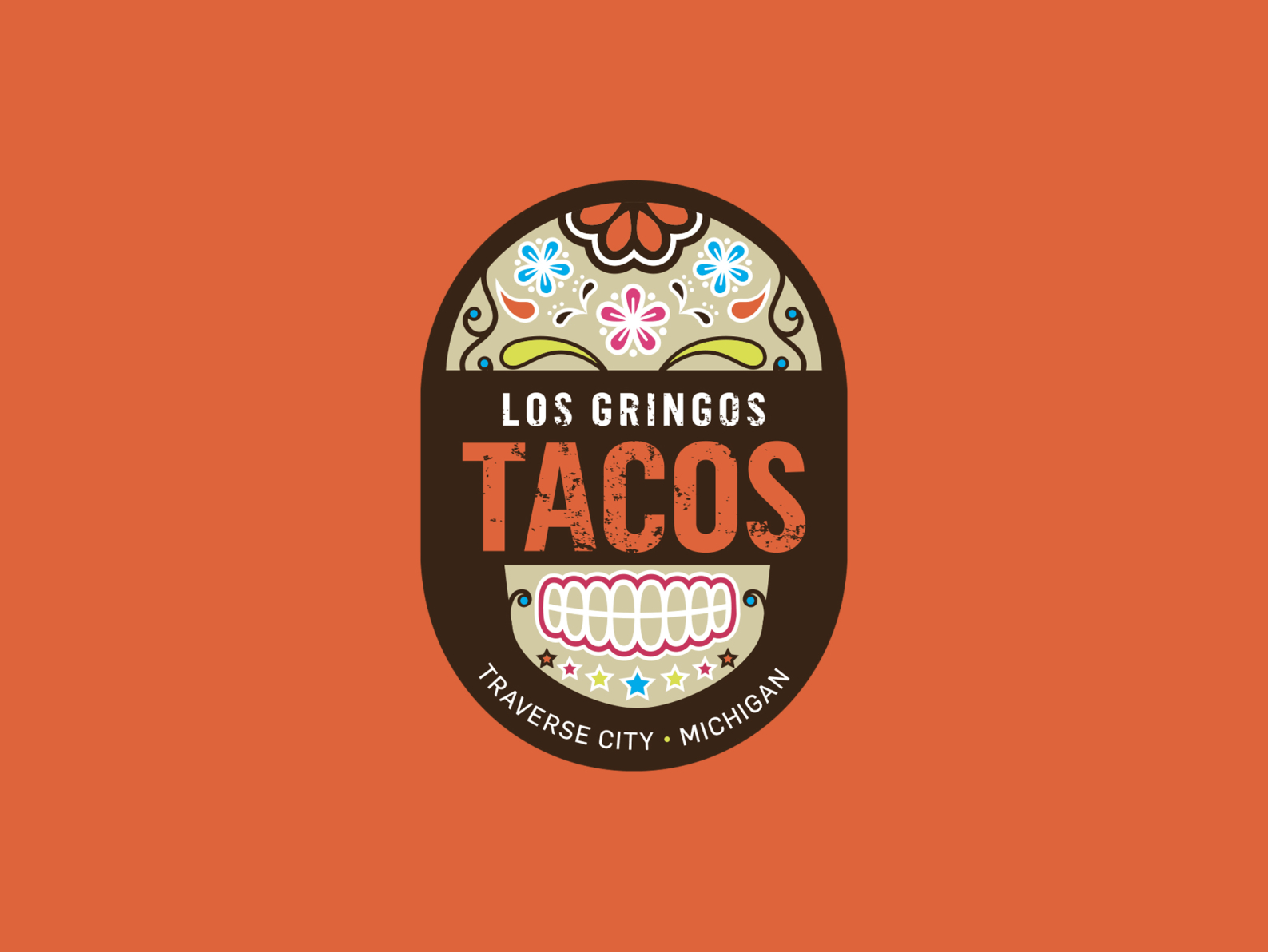 Los Gringos Tacos Logo Design by Liz Blume on Dribbble