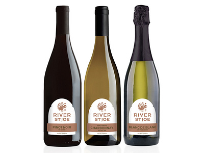 River St Joe Wine Label Design bottle branding graphic design label design wine