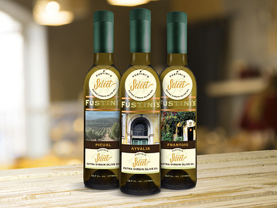 Fustini's Oil & Vinegars Select labels/packaging branding graphic design label design packaging