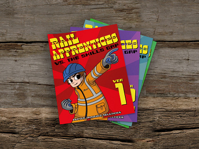 Rail Apprentices Vs. The Skills Gap - Project adobe birmingham business character design comic construction design education educational graphic graphic design graphic novel illustration illustrator infrastructure print print design railway scott pilgrim training