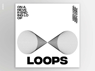 Design: Loops design graphic design typography