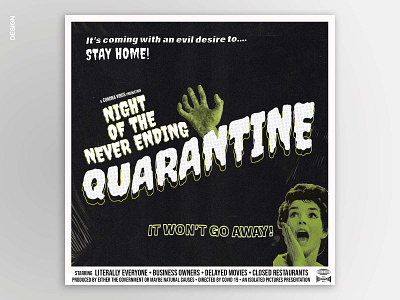 Design: Quarantine design graphic design typography