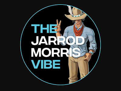 Jarrod Morris Vibe Podcast branding design graphic design logo typography