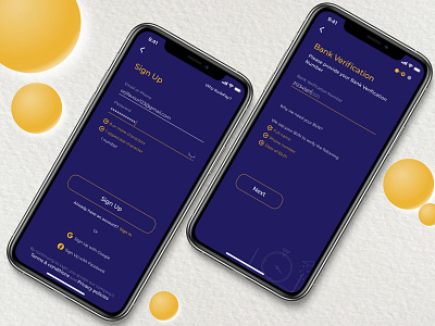 KwikPay app bvn design mobile ui signup