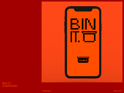 BIN IT app branding design logo typography ui