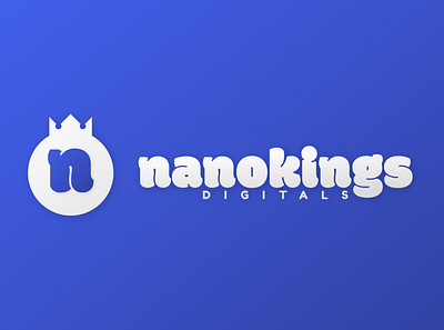 Nanokings Digitals Logo app branding design figma graphic design icon illustrator logo minimal vector