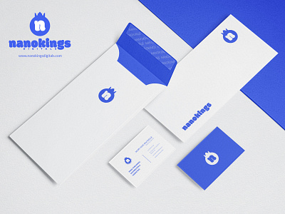 Nanokings Envelope branding design flat graphic design icon illustrator logo minimal mockup photoshop vector